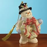 Lenox 2008 Decorating for Christmas - Annual Snowman Ornament