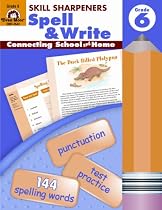 Skill Sharpeners Spell & Write, Grade 6