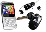from UltimateAddons UltimateAddons Sync and Charge Data USB Keyring Cable for HTC Cha Cha