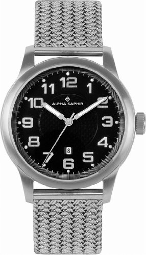 Alpha Saphir Herren-Uhren Quarz  Analog 340C Preisvergleich