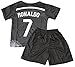 2014/2015 REAL MADRID BLACK DRAGON CRISTIANO RONALDO 7 FOOTBALL SOCCER KIDS JERSEY & SHORT