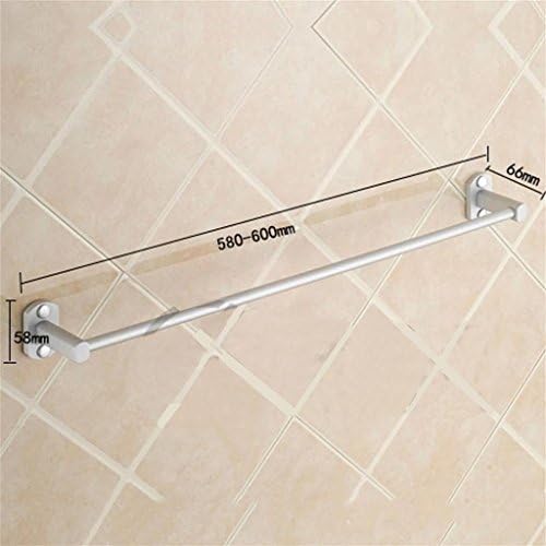 WORLD- Space aluminum towel rack bathroom towel bar single rod is easy to install anti-rust