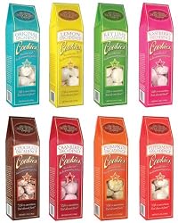 The Famous Pacific Dessert Company Decadence Tea Cookie 8-Flavor Variety Pack, 5-Ounce Boxes