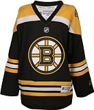 Reebok Boston Bruins Youth Black Top Shelf Full Zip Hoody Sweatshirt