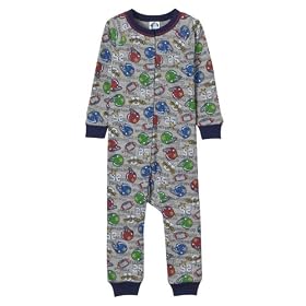 Gerber Football Thermal Underwear Unionsuit, Grey Heather
