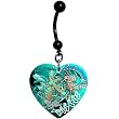 Heart Zodiac Pisces Belly Ring