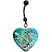Heart Zodiac Pisces Belly Ring