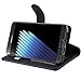 Abacus24-7 Note 7 Case, Wallet with RFID Blocking Flip Cover, Black