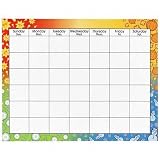 (Price/EA)Wipe Off Blank Calendar, Trimmed W/Seasonal Symbols, 28x22
