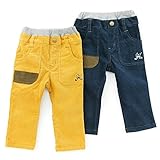 mother goose(マザーグース) 長丈パンツ (80～130cm) キムラタンの子供服 (11133x11433-164) ネイビーブルー 100