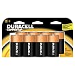 Duracell Batteries, D Size, 8-Count Packages (Pack of 2)