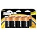 Duracell Batteries, D Size, 8-Count Packages (Pack of 2)