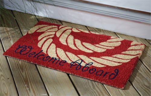 Split P Designs Marina Welcome Aboard Doormat
