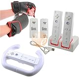 Game Sports Pack + Dual Charger +Battery for Wii Remote