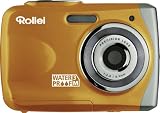 Rollei Sportsline 50 Digitalkamera (5 Megapixels, 8 - fach digital Zoom, 6,10 cm (2,4 Zoll) Display, Wasserdicht bis 3 Meter) orange - 