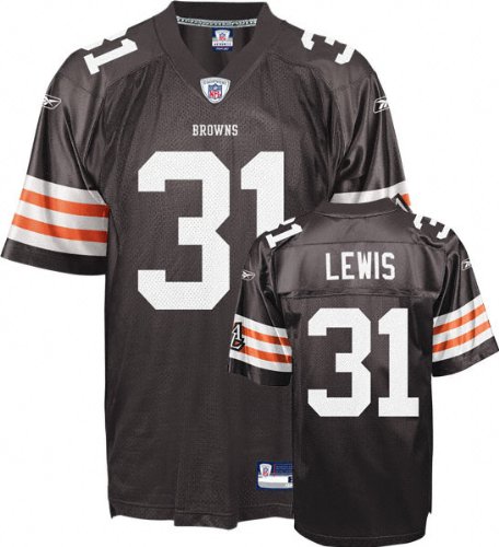 Jamal Lewis Youth Jersey: Reebok Brown Replica #31 Cleveland Browns Jersey