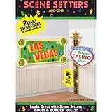 Casino Welcome/Las Vegas Indoor Outdoor Scene Setter - 65 x 33 1/2 (2 count)