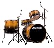 Force 2007 Rock Drum Kit in Natural Fade
