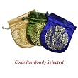 Woven Silk Adjustable Thread Bracelet w. Jade Peony and Decorative Jade Beads