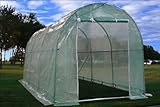 IMAGE OF Large Heavy Duty Green House Walk in Greenhouse Hothouse 15'(4.5 m)L X 7'(2 m)W X7.5H