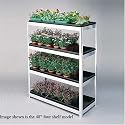 Two Wests 60" Seed Tray Rack With 5 Watertight Trays