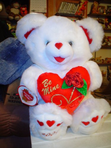 51qiws8ZK2L STUFFED BE MINE BEAR    SWEETHEART TEDDY   