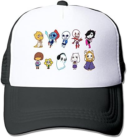 DIYMYLIFE Undertale Family Baseball Cap Mesh Cap Black