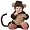 Lil' Monkey Elite Collection Infant/Toddler Infant Halloween Costume (Medium (12-18 Months))