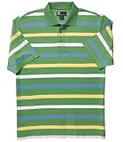 David Leadbetter Stays Cool Polo-Triple Stripe