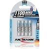 Ansmann 5035232 Batterie rechargeable NiMh 4 X AAA 1050mAh 1100 akku
