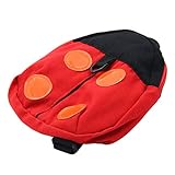 Hollazilla 迷子防止ひも リード付き てんとうむし ハーネス リュック ハーネス付きリュック てんとう虫 こうもり 子供リュック