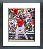 Atlanta Braves Dan Uggla 2011 Hitting Framed Picture 8x10