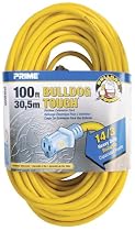 Prime Wire and Cable LT 511735 100-Foot 14/3 Sjtow Bulldog Lighted Outdoor Extension Cord
