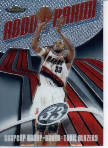 2003 04 Topps Finest Basketball Card #35 Shareef Abdur-Rahim Atlanta Hawks