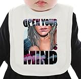 Wet Hot Chick Open Your Mind ネクタイを有する有機ビブ Medium