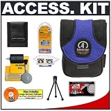 Tamrac 5204 T4 Deluxe Camera Bag (Blue) + Accessory Kit for Nikon Coolpix, Canon PowerShot, Pentax Optio, Olympus Stylus, Fuji FinePix, Kodak EasyShare, Casio Exilim, Panasonic Lumix, Samsung and Sony Cyber-Shot Digital Cameras