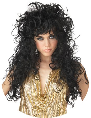 Seduction Goddess Wig Black