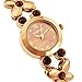 THAITIME Womens Ladies Bronze Stainless Watches Butterfly Bracelet with Gem Elegant Waterproof Wrist Watches