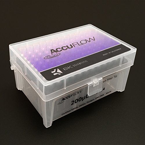 20µl Accuflow Filter Pipet Tip, Low Retention, Racked, Sterile, 96 Tips/Rack, 10 Racks/Pack