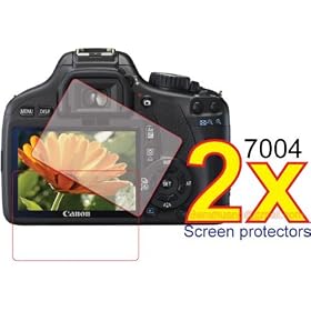 2x Canon EOS REBEL 550D T2i Digital Camera Premium Clear LCD Screen Protector Cover Guard... by