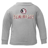Florida State Seminoles (FSU) Ash Toddler Team Logo Long Sleeve T-shirt
