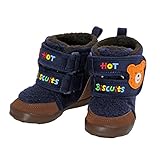 ミキハウス ホットビスケッツ (MIKIHOUSE HOT BISCUITS) ベビーウィンターブーツ 73-9301-957 13cm 紺