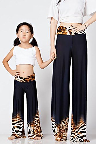 Palazzo Fashion Women's Tiger Print Print Wide Leg Palazzo Pants 3X Navy