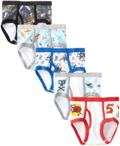 Disney Little Boys' Planes 5-Pack Brief