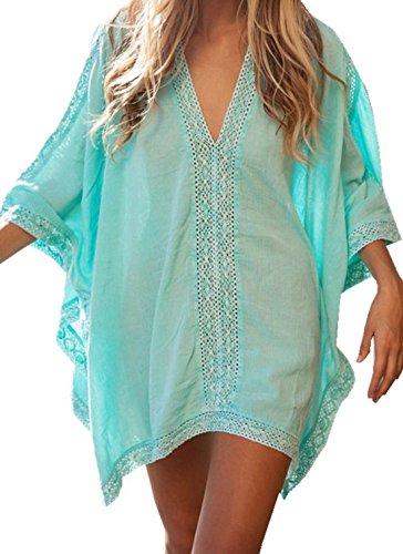 Walant Womens Solid Oversized Beach Cover Up Swimsuit Bathing Suit Beach Dress