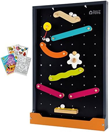 Neat-Oh! Two-Sided Magnetic Marble Run & Chalkboard with Coloring Book