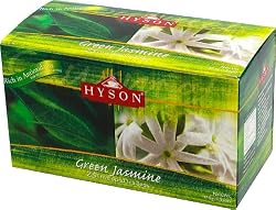 "JASMINE" (Green Tea) "HYSON", 25 Teabags in Cardboard Carton 37.5g. Ceylon
