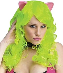 Fantasy Wig with Ears Yellow Cat
