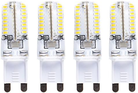 Idealeben® 4 x 3W AC 220V-240V G9 LED Light Bulbs Lamp 25W Halogen Bulb Equivalent , 360° Beam Angle Not Dimmable , Warm White