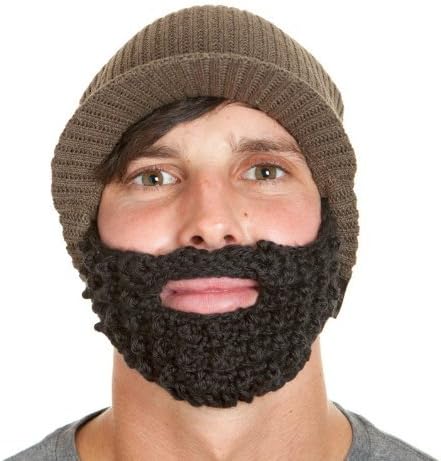 Beard Beanie Earth Beard (Black) by Beard Beanie